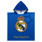 Kinder Poncho Handtuch „Real Madrid“. Badaccessoires. Weiches baumwoll-poncho für kinder mit „real madrid“-emblem. Kinder Poncho Handtuch „Real Madrid“. Badaccessoires. Weiches baumwoll-poncho für kinder mit „real madrid“-emblem.