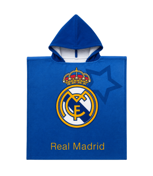 Kinder Poncho Handtuch „Real Madrid“