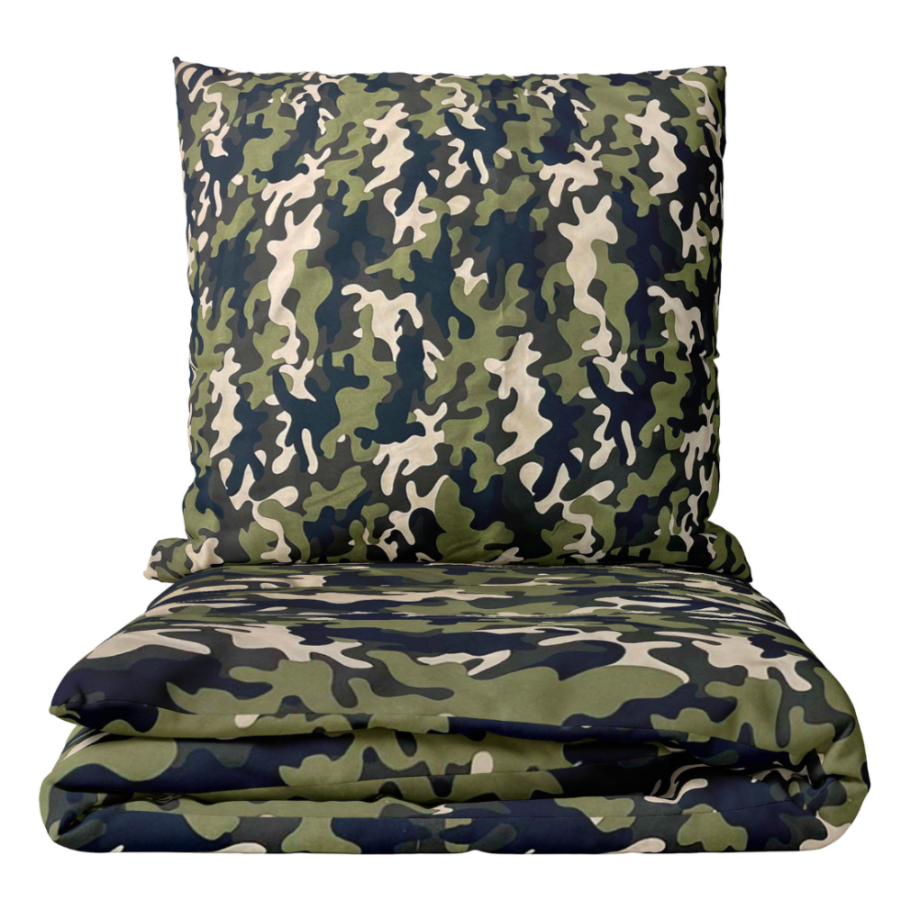 Bettwäsche set "Camouflage". Kinderbettwäsche, 135/140x200 cm, 155/160x200 cm