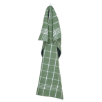Küchentücher „Farmhouse Kitchen Towel“. Geschirrtücher. Grünes geschirrtuch mit klassischem weißen karodesign