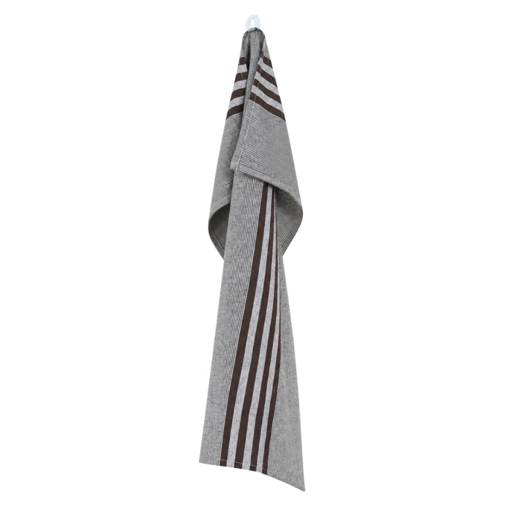 Küchentücher „Urban Kitchen Towel“. Geschirrtücher. Hellgraues geschirrtuch mit markanten dunkelbraunen streifen Küchentücher „Urban Kitchen Towel“. Geschirrtücher. Hellgraues geschirrtuch mit markanten dunkelbraunen streifen
