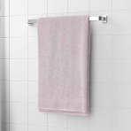 Badetuch „Blush Economic Towel“. Badetücher, 60x35 cm, 100x45 cm. Hellrosa handtuch ohne muster, im einheitlichen design