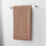Badetuch „Brown Economic Towel“. Badetücher, 60x35 cm, 100x45 cm. Warmes handtuch in kaffee-braun in einheitlichem braun