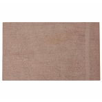 Badetuch „Brown Economic Towel“. Badetücher, 60x35 cm, 100x45 cm. Minimalistisches braunes handtuch mit strukturierter oberfläche