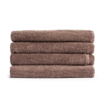 Badetuch „Light Brown towel“, 70x140 cm. Einfarbig braungraues handtuch mit feiner frottierstruktur