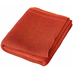 Badetuch „Orange Economic Towel“. Badetücher, 60x35 cm, 100x45 cm. Oranges handtuch mit feinem ornamentstreifen unten.