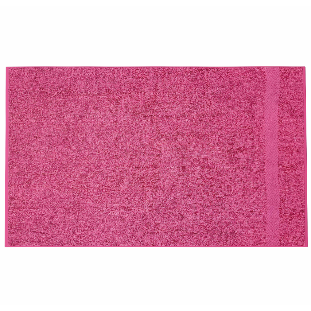 Badetuch „Raspberry Economic Towel“. Badetücher, 60x35 cm, 100x45 cm. Wendbares rosa handtuch im minimalistischen badezimmer