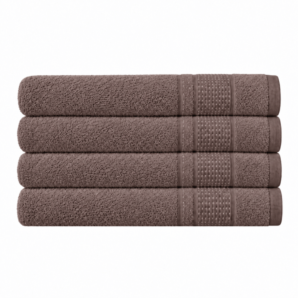 Badetuch „Royal Brown towel“, 70x140 cm. Braunes badetuch mit feiner struktur und dezentem reliefmuster. Badetuch „Royal Brown towel“, 70x140 cm. Braunes badetuch mit feiner struktur und dezentem reliefmuster.