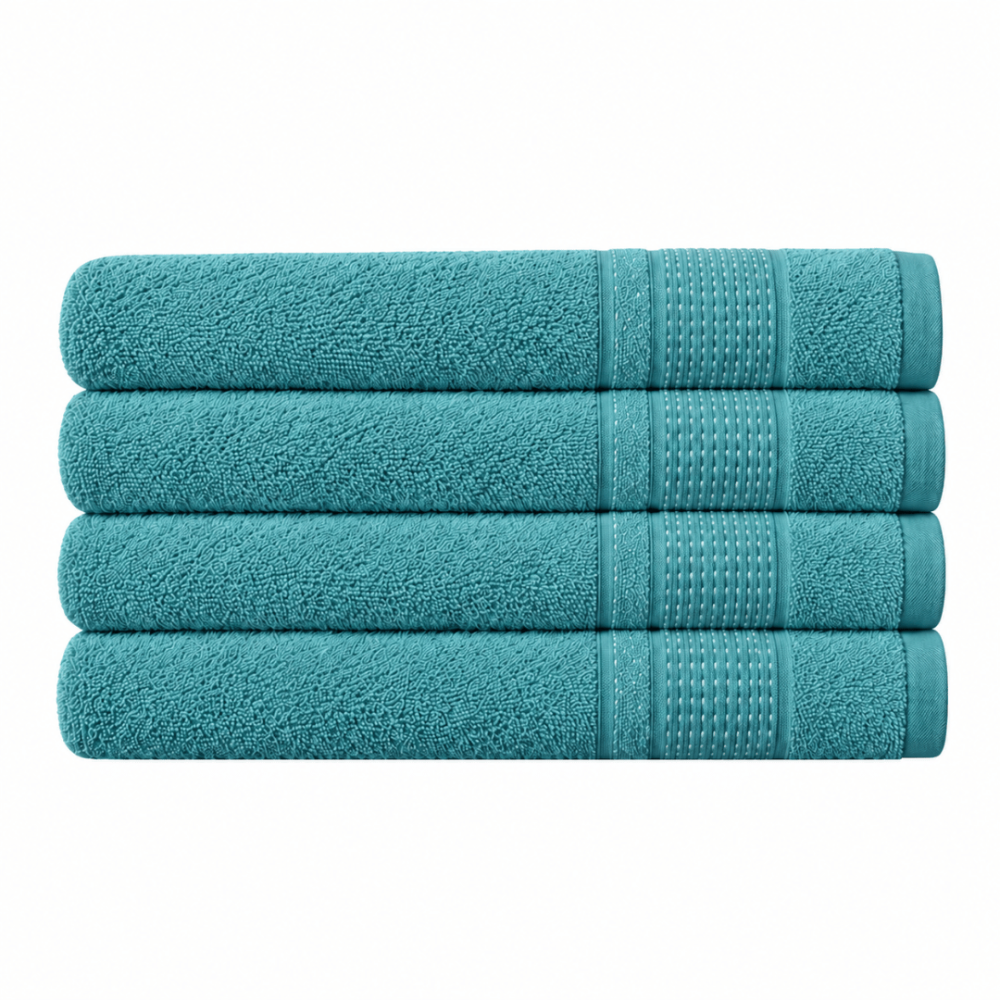 Badetuch „Royal Turquoise towel“, 70x140 cm. Türkises badetuch mit feiner, dezent strukturierter musterung. Badetuch „Royal Turquoise towel“, 70x140 cm. Türkises badetuch mit feiner, dezent strukturierter musterung.
