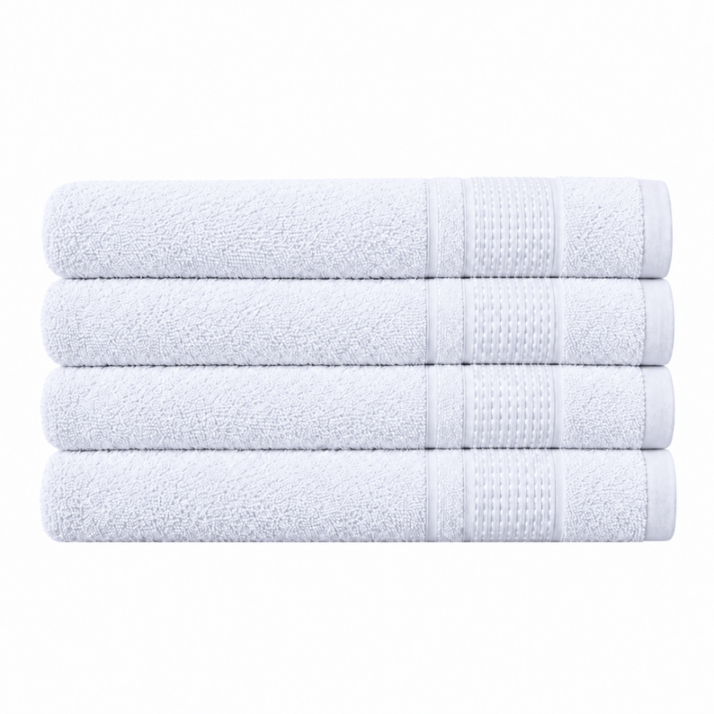 Badetuch „Royal White towel“, 70x140 cm. Weißes badetuch mit feiner struktur und dezentem reliefmuster. Badetuch „Royal White towel“, 70x140 cm. Weißes badetuch mit feiner struktur und dezentem reliefmuster.