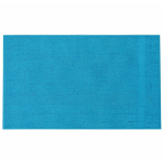 Badetuch „Turquoise Economic Towel“. Badetücher, 60x35 cm, 100x45 cm. Türkisfarbenes handtuch an der badezimmerwand hängend, sorgt für frische