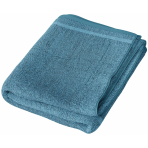 Badetuch „Waterloo Economic Towel“. Badetücher, 60x35 cm, 100x45 cm. Hellblaues, glänzendes handtuch ohne muster