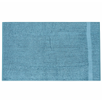 Badetuch „Waterloo Economic Towel“. Badetücher, 60x35 cm, 100x45 cm. Hellblaues handtuch im modernen badezimmerinterieur